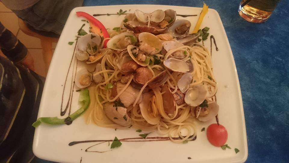 Spaghetti mit Muscheln